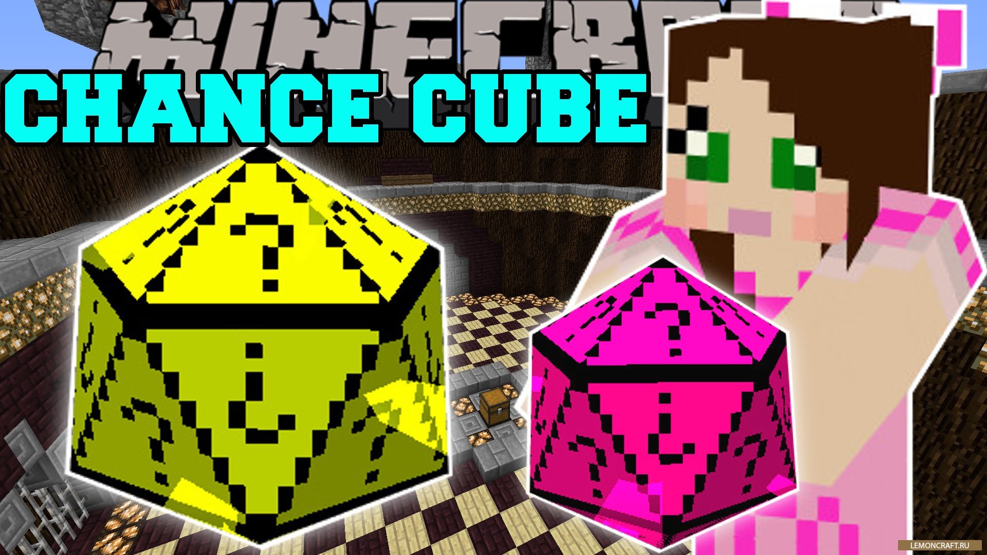 Мод на везение или невезение Chance Cubes [1.16.2] [1.15.2] [1.14.4] [1.12.2]