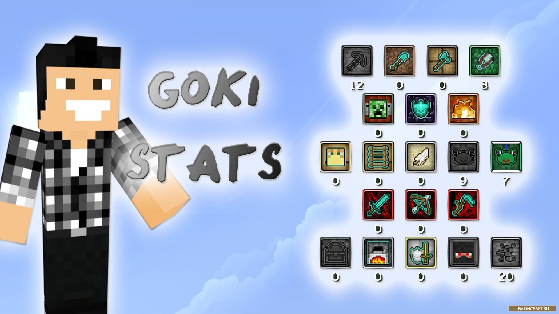 Мод на полезные навыки GokiStats [1.12.2]