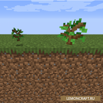 Мод на чудо саженцы Self-Planting Saplings [1.15.2]